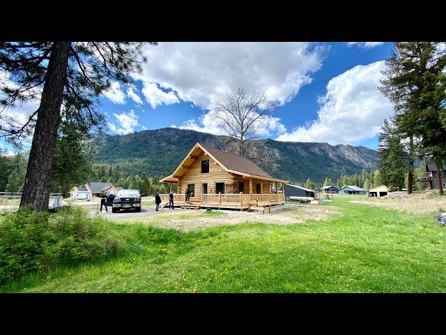 Amish Log Cabin 26’x34’- Tour Inside and Out