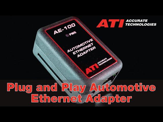 AE-100 Automotive Ethernet Adapter Overview