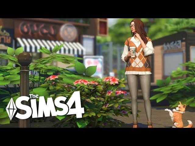  Mt. Komorebi Small Restaurant + Japanese Apartment  | Sims 4 Stop Motion