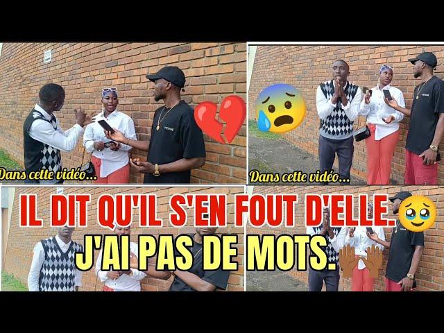 Test de fidélité qui finit par des injures et insultes en public, il humilie cette fille.