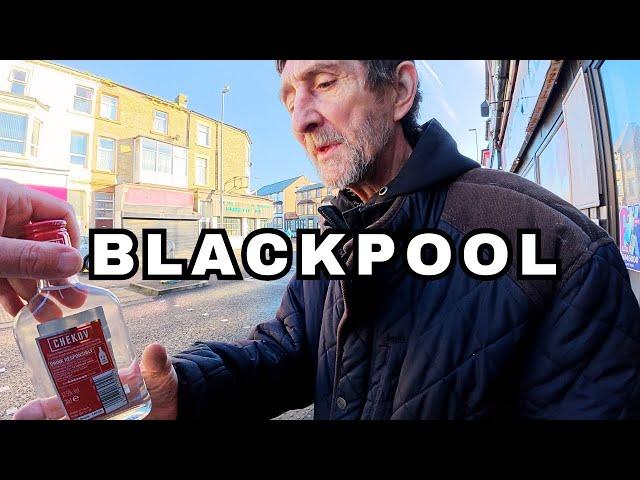 Vodka Gift For Homeless Man In Blackpool 