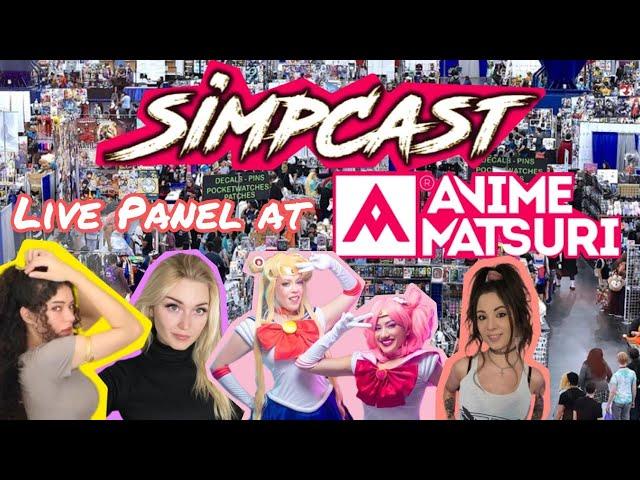 SimpCast Panel at Anime Matsuri in Houston, Texas! Chrissie Mayr, Melonie Mac, Brittany Venti, Lila