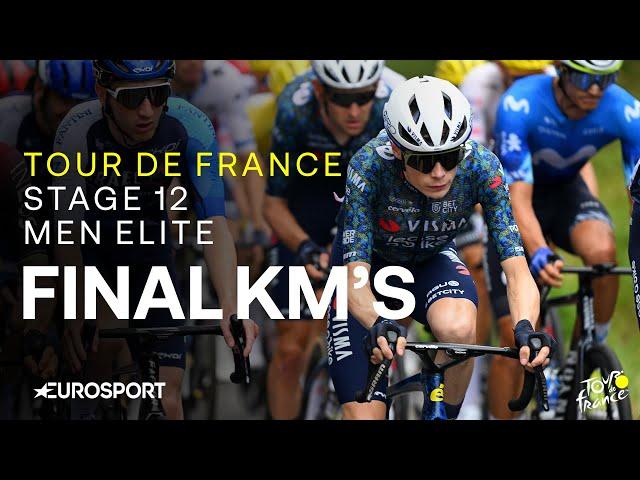 SPRINTING MASTERCLASS ‍️ | Tour de France Stage 12 Final Kilometres | Eurosport Cycling