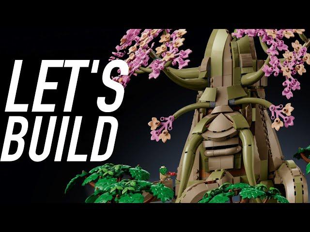 Let's Build The LEGO Great Deku Tree set - LIVE || The Burger Stream