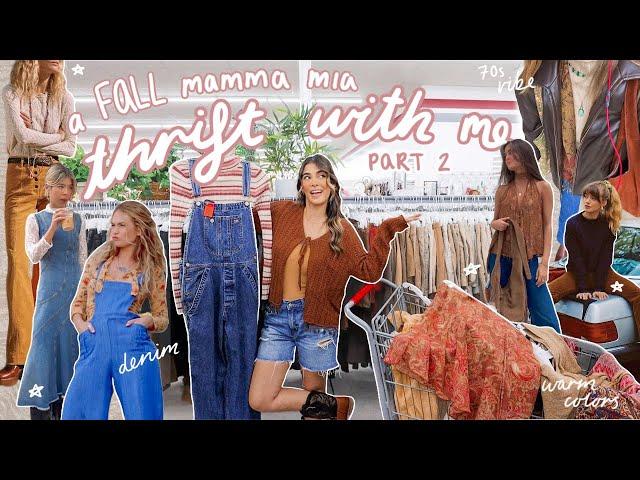 a *FALL* MAMMA MIA inspired THRIFT WITH ME  *the PART 2 you've been waiting for!*