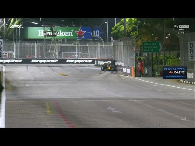 Max Verstappen post-race radio Singapore GP 2024