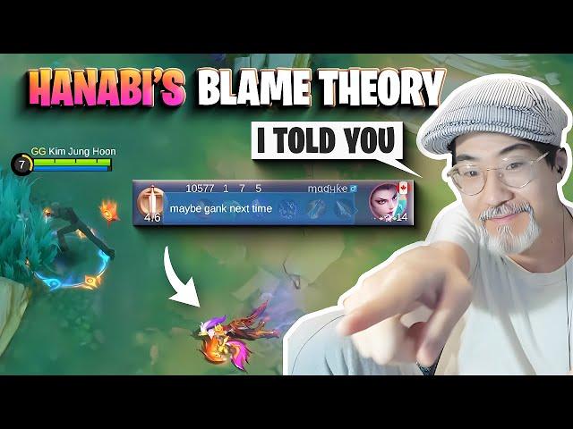 Hoon's explaining the Hanabi theory | Mobile Legends