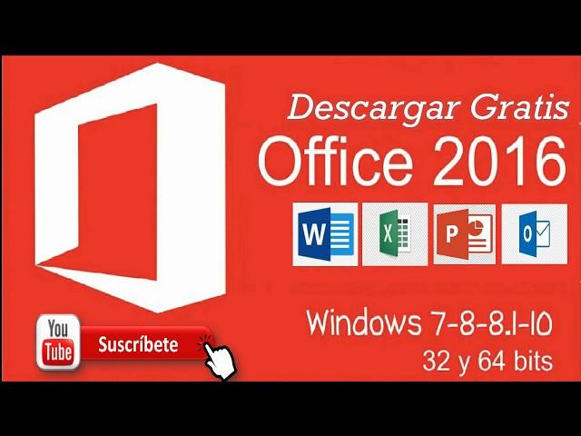 descargar office 2016 gratis mega