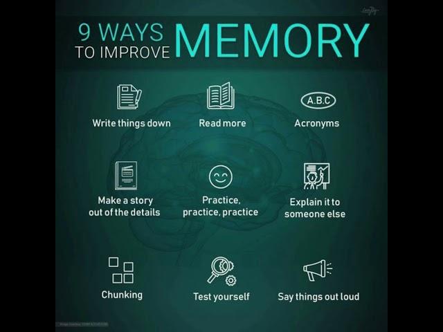 9 ways to improve your Memory !! Try Once