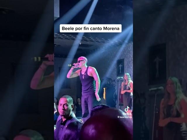 #santodomingo #beéle #envivo Beéle Cantando Morena por primera vez en vivo