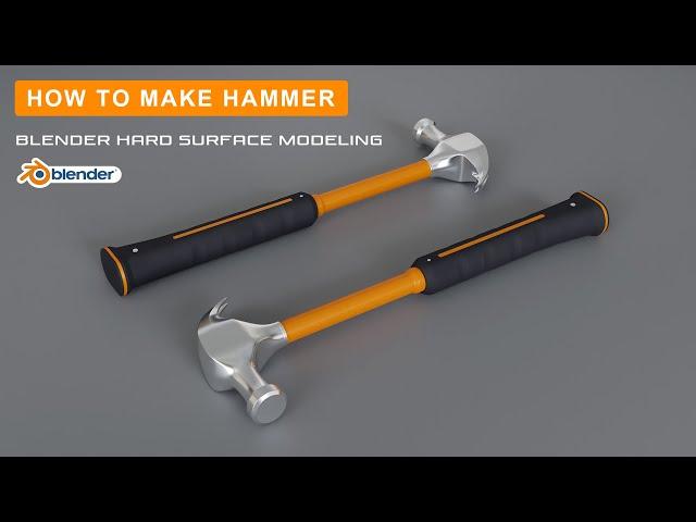 Make A Hammer In Blender | Blender Modeling | Blender Tutorial