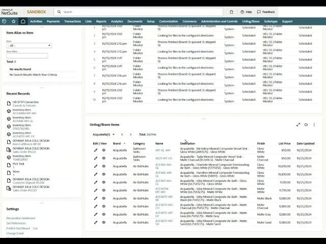 NetSuite & Unilog CX1 Showroom Integration