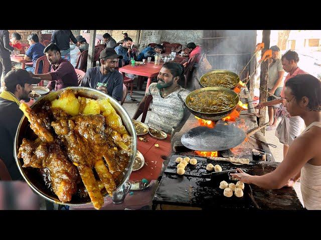 गाड़ियों का Line लग जाता है Mutton Chicken खाने के लिए |₹100 में Unlimited जितना मन उतना खा सकते हैं