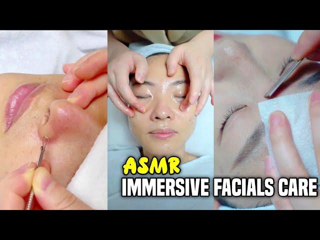 Immersive ASMR skin care Miss ~Super enjoyable experience of facial care, come to enjoy it