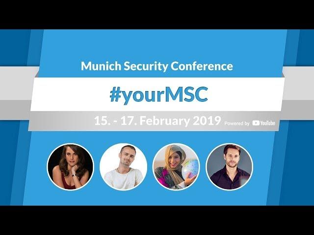 Ana Kasparian, Mihai-Alexandru, FlyWithHaifa & MrWissen2Go at Munich Security Conference | #yourMSC