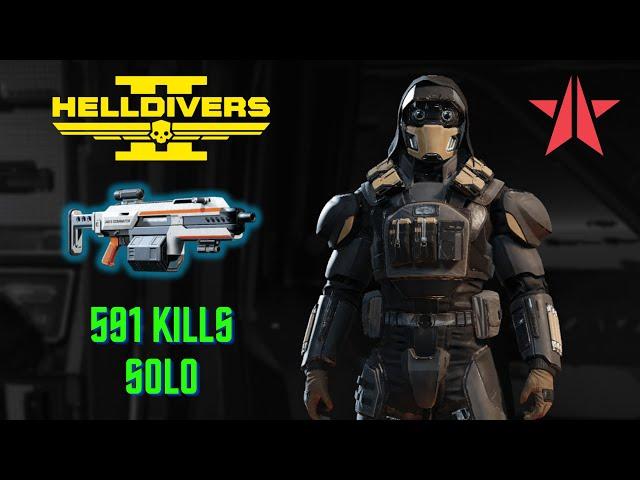 Helldivers 2: 591 Kills Automaton Massacre - Super Helldive Solo Gameplay / Full Clear / No Deaths