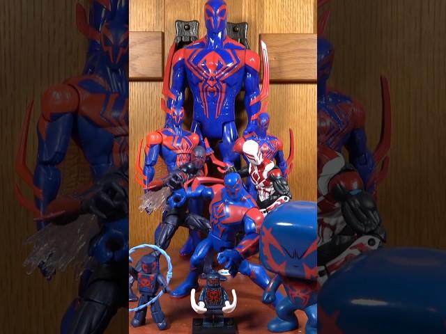 Every Spider-Man 2099 Figure I Own! #spiderman2099 #acrossthespiderverse #spiderman #short