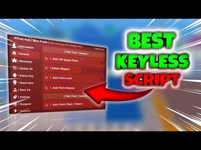 BEST Keyless BloxFruits Script (PASTE BIN) (Showcase with Codex)