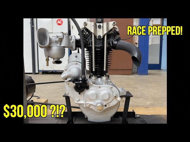 100 Year Old Motorcycle Race Engine Breathing Fire! 1927 Harley Davidson "Peashooter" Restoration