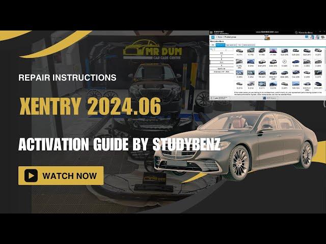 Xentry 2024.06 Activation Guide By StudyBenz