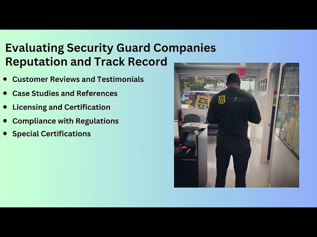 Security Guard Services | Guide to Hiring in Remote Areas