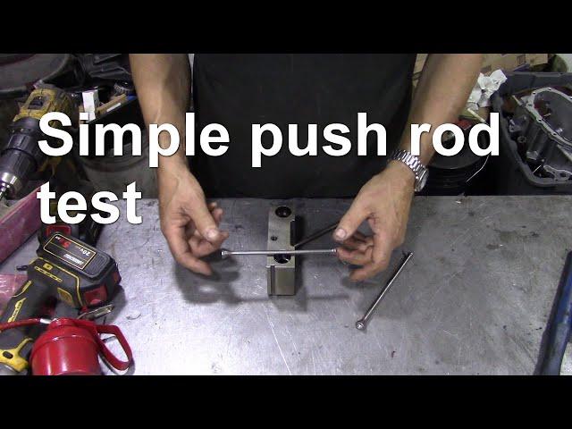 Simple push rod test!