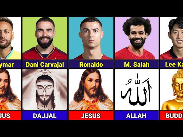 GOD Of Famous Football Players