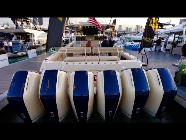 Full Miami Boat Show 2024 Walk-Through and Boat Tours (Mibs 2024/Docks)