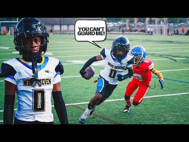 Mic'd Up Ft. Antqawn "Phatman" Jackson | 11u West 7 Rams vs. Motorcity Chiefs