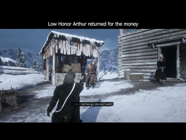 If Low Honor Arthur return for the money, John will mention him in a sad tone in the finale