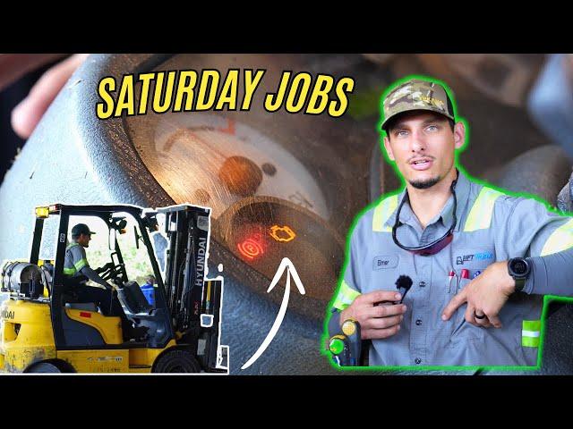 Easy Money on a Saturday - Hyundai Forklift Repairs and MORE!