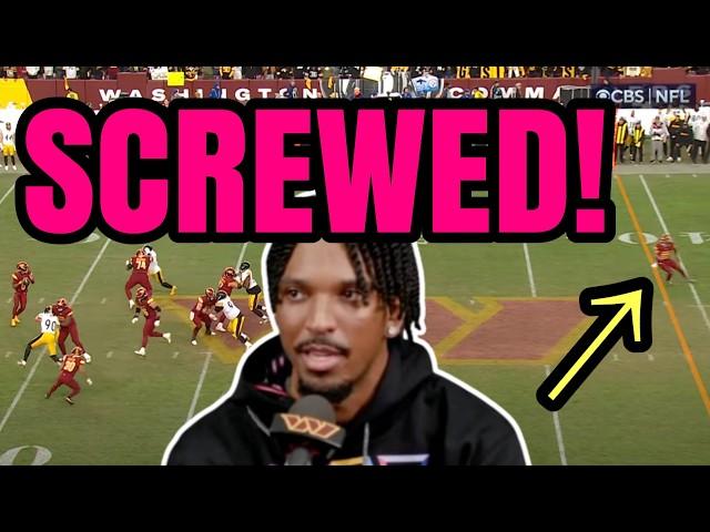 Jayden Daniels gets CHEATED!  - Commanders vs Steelers film study