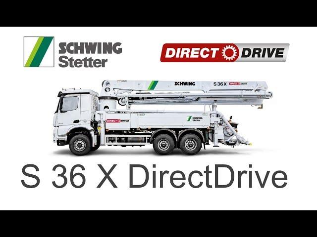 SCHWING-Stetter - The truck-mounted concrete pump S 36 X DirectDrive from SCHWING