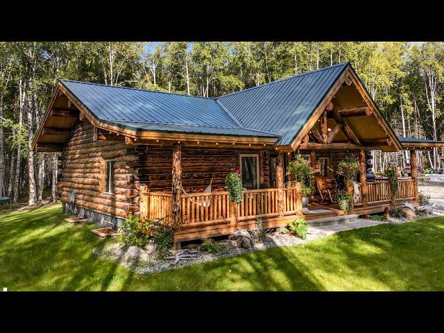 Do YOU Want To Live in our Alaska Log Home!