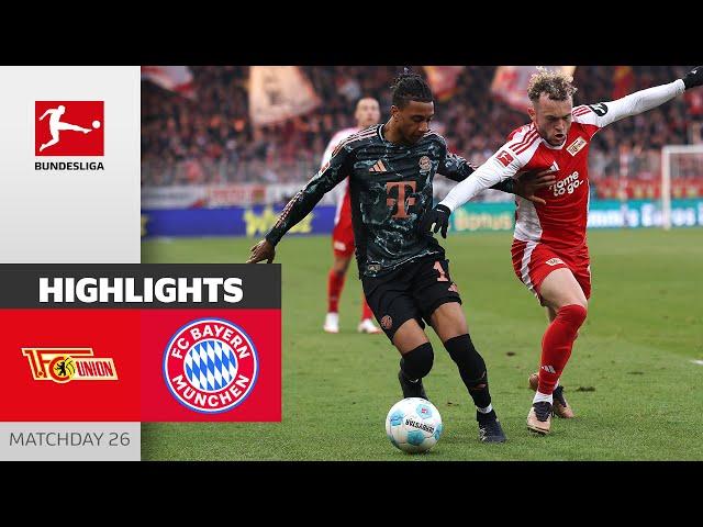 Huge Result For Union! | 1. FC Union Berlin - FC Bayern München 1-1 | Highlights | MD 26 – BL 24/25