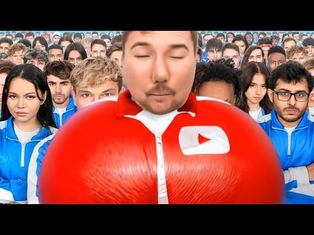 Mr.Beast gets inflated for 1 minute straight 