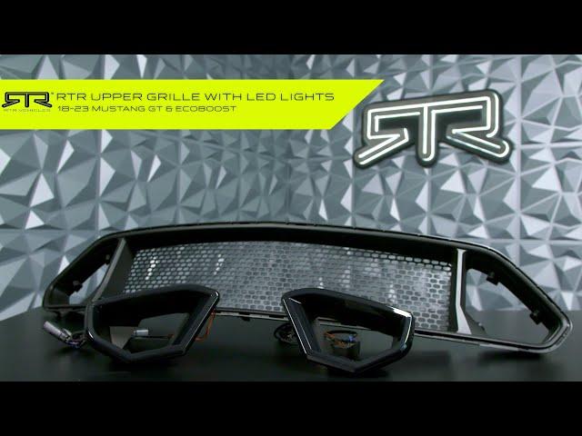 Reviewing the RTR Upper Grille with LED Lights for the 2018-23 Ford Mustang