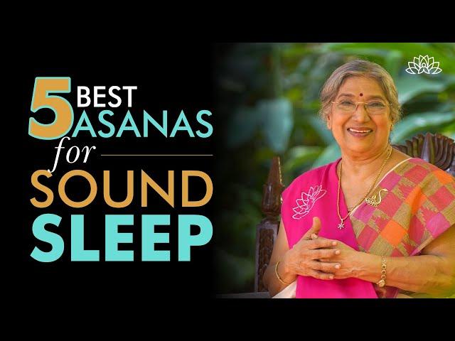 5 relaxing and calming asanas to do in bed for a good sleep | Dr. Hansaji Yogendra