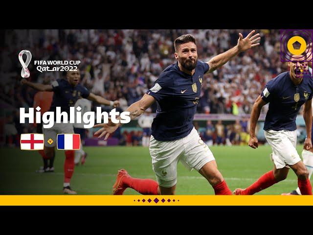 Giroud header wins it! | England v France | FIFA World Cup Qatar 2022