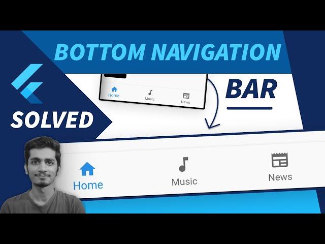 Bottom Navigation Bar | Flutter Step by Step Tutorial with Example