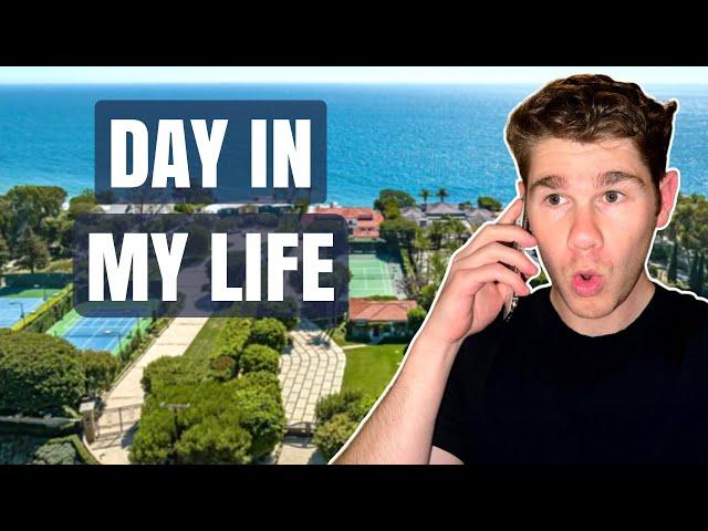 REALISTIC day in my life - COLD CALLS and MALIBU MANSIONS!