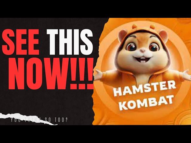  Hamster Kombat Airdrop Update!  You WON'T Believe These INSANE Rewards! 