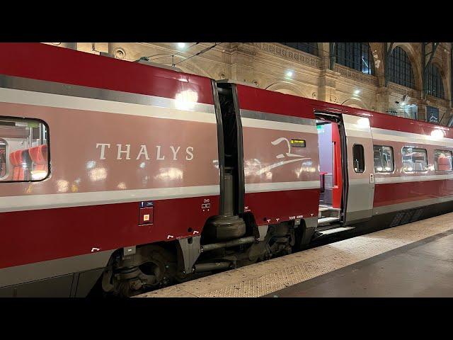 Review: Brand New Thalys (Eurostar) Train Amsterdam to Paris   