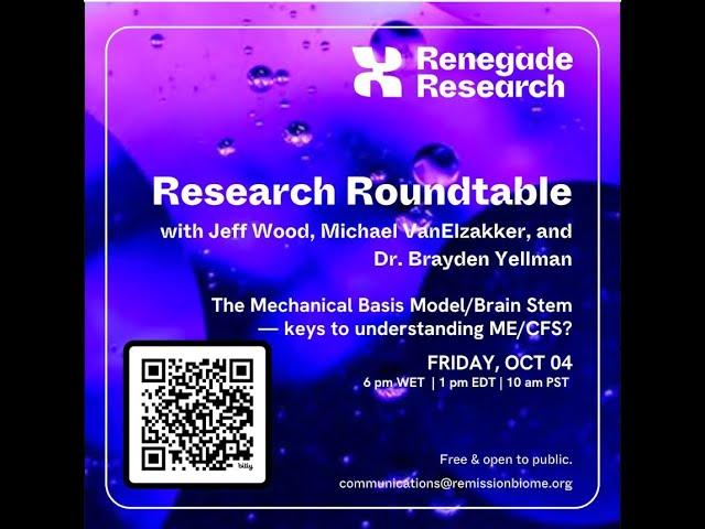 Renegade Research - Mechanical basis Hypothesis for MECFS part 1