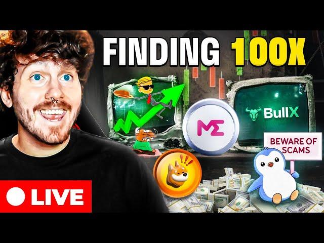 LIVE TRADING MEME COINS! SOLANA MEMECOINS 1000X! 100X MEMECOINS ON SOLANA! CRYPTO LIVE TRADING