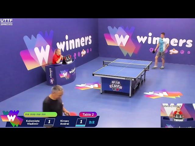 WINners CUP table 2  16.10 Kolomiets Vladimir - Kireev Andrei 11:15