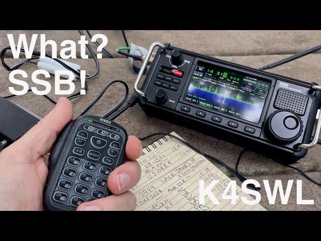 Xiegu X6200 SSB Field Test: How Hot Does it Get at Full Power During a Short POTA Activation?