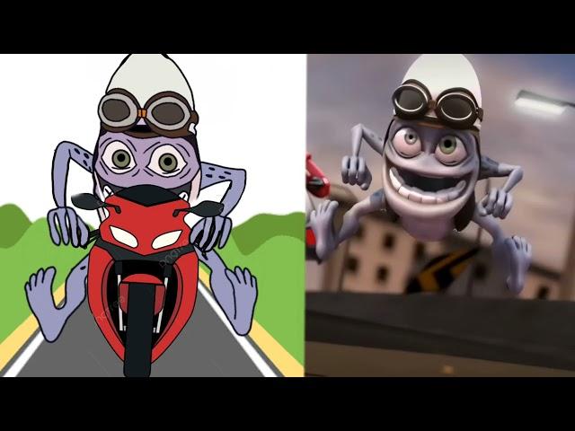 Crazy Frog - Axel f funny cartoon drawing meme 