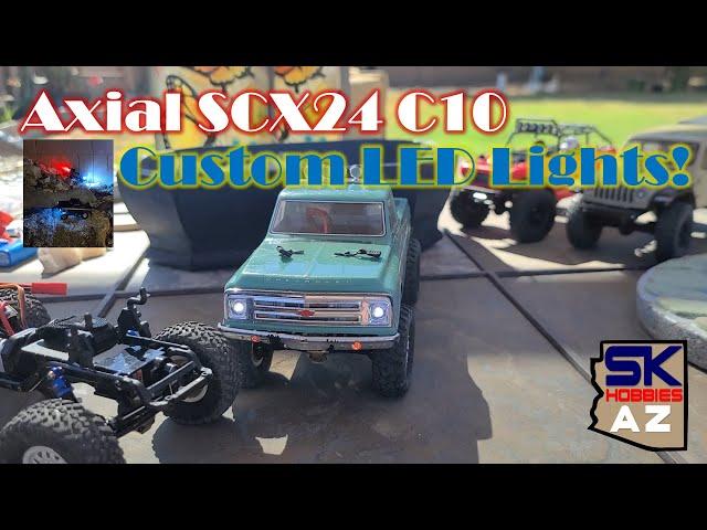 Axial SCX24 C10 Build Series - Custom LED Lights - S02E010