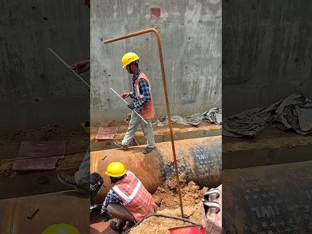 #ug pipe # 40" Dia # welder position # Hot work # hse safety first # cooling tower line#